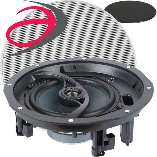 ACCENTO DYNAMICA 8Ω MICA-PP CEILING SPEAKER PAIR WITH MAGNETIC GRILLE