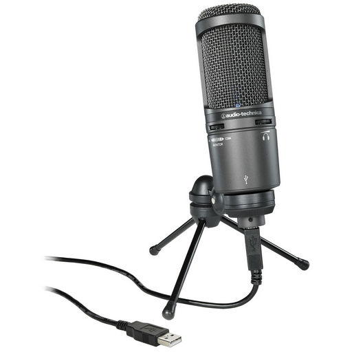 CONDENSER MICROPHONE WITH USB OUTPUT - AUDIO TECHNICA