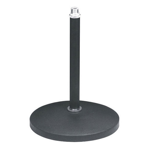 MICROPHONE DESK STAND 140MM BASE 5/8”