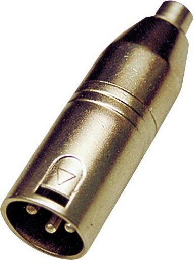 ADAPTOR - XLR-3M TO RCA SOCKET