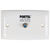 'F' WALL PLATE FOXTEL® APPROVED