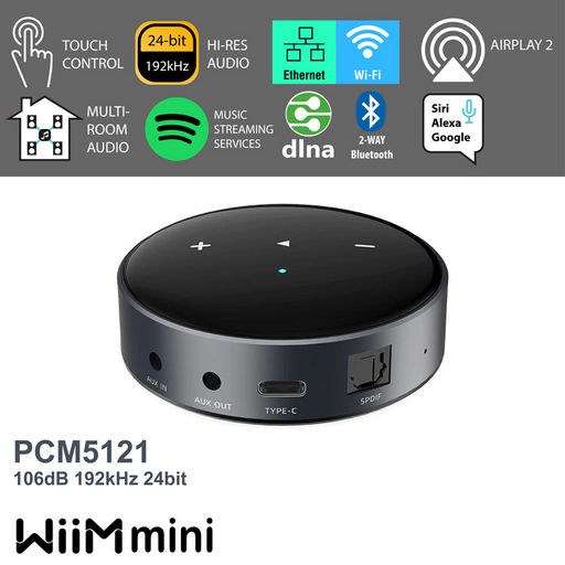 WiiM-MINI WIRELESS AUDIO STREAMER