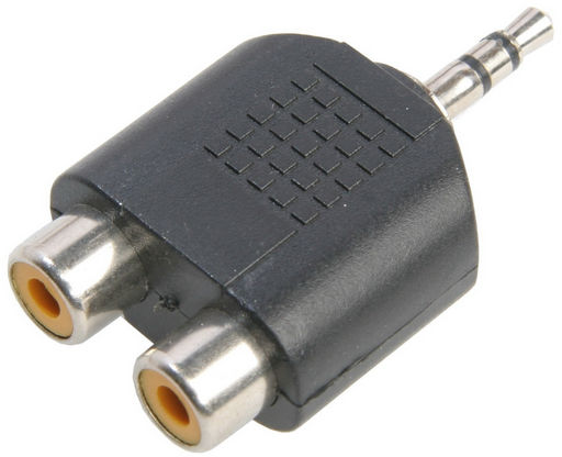 3.5mm TO 2x RCA