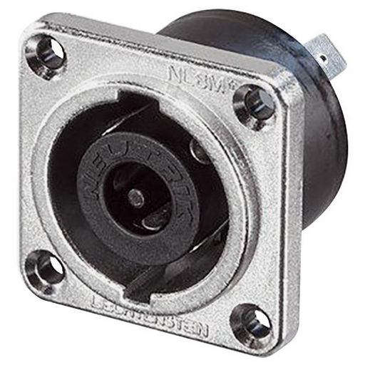 8 POLE SPEAKON® MALE PANEL MOUNT