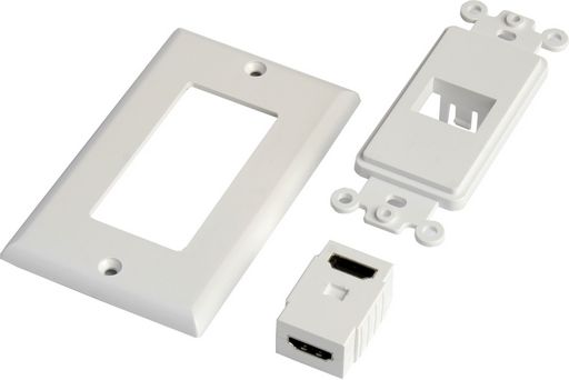 WALL PLATE HDMI - RIGHT ANGLE ADAPTOR