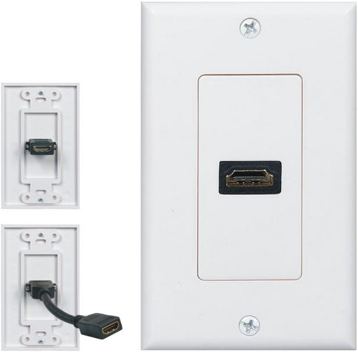 WALL PLATE HDMI - PIGTAIL OR ADAPTOR