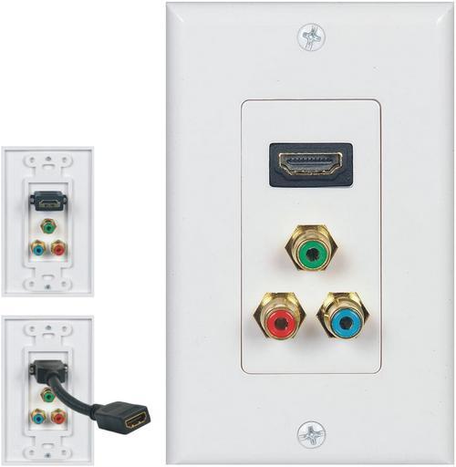 WALL PLATE HDMI COMPONENT