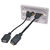 WALL PLATE HDMI + USB-B