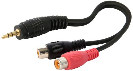 3.5MM TO RCA STEREO ADAPTOR LEAD