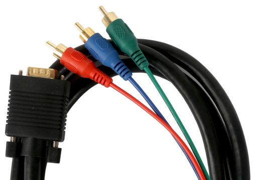 VGA TO RGB BREAK-OUT CABLE [3x RCA]