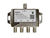 AMPLIFIED 4 WAY TV SIGNAL SPLITTER