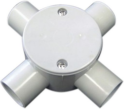 CONDUIT 4 WAY JUNCTION BOX