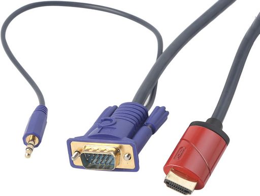 HDMI TO VGA AND AUDIO DECODER CABLE
